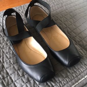 Jessica Simpson Mandalaye Elastic Ballet Flats 8.5
